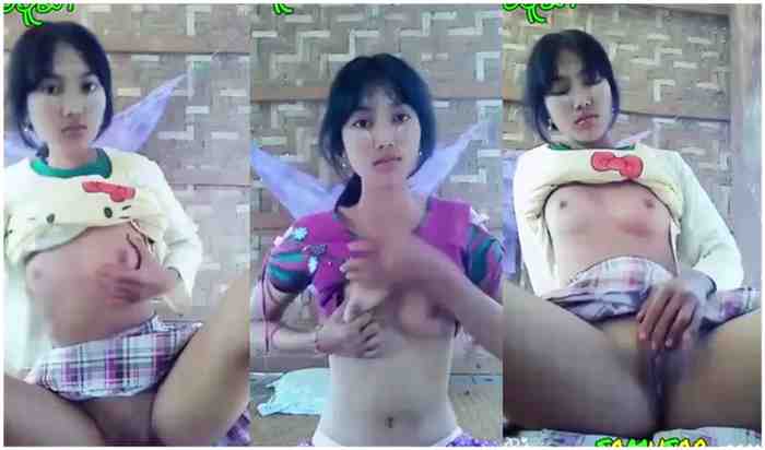 သနပ်ခါးလေးနဲ့ ရှယ်ထန်နေတဲ့ ရွာသူလေး