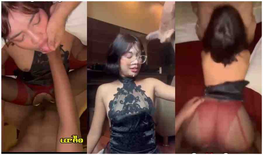 မှန်ကြောင်လေးကို ဘဲကြီးနစ်ပွေ အသေဗျင်းတာ