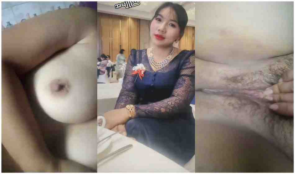 စောက်ဖုတ်ကို ရှယ်ပွတ်ပြတဲ့ အပျိုကြီးမမ