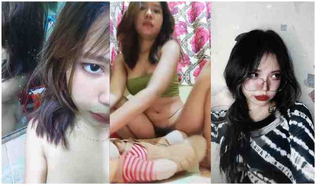 တအား အားနဲ့ အရုပ်နဲ့ ပွတ်တဲ့ ကျောင်းသူလေး