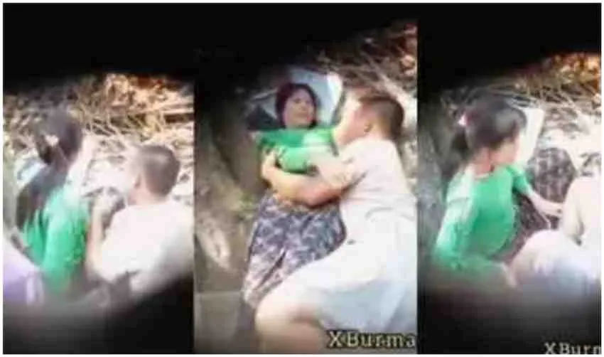 ခြုံထဲ မူစကူဒူးတဲ့ အန်တီတို့ အတွဲ ချောင်းရိုက်